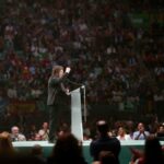 Javier Milei, presidente de Argentina, durante su intervención en la convención política de Vox "Europa Viva 24