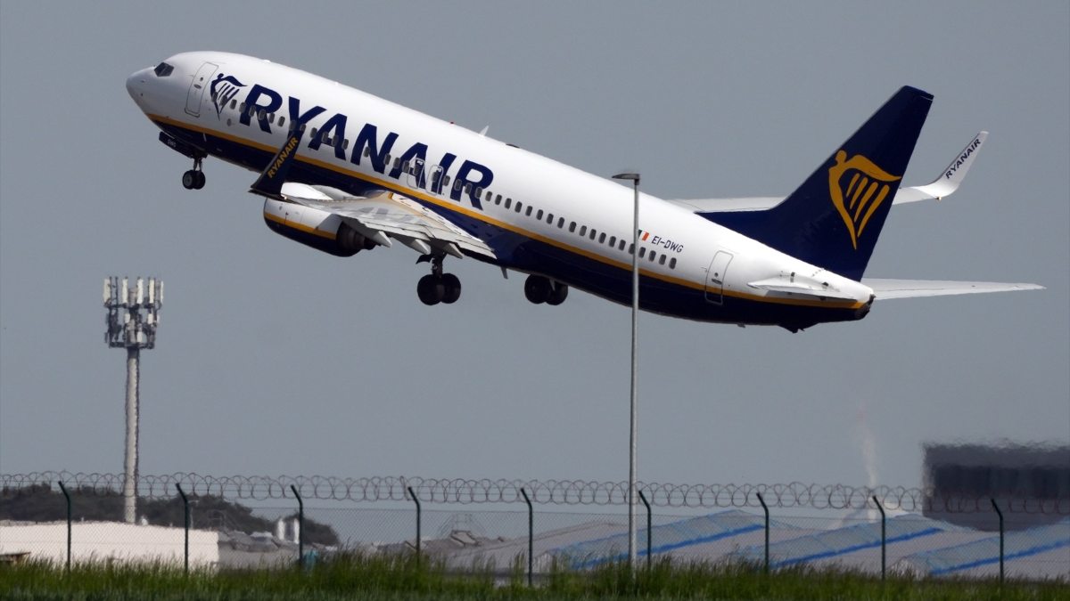 Un avión de Ryanair