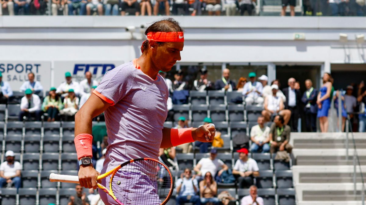 Rafa Nadal debuta en el Masters de Roma remontando al belga Zizou Bergs: Hubert Hurkacz será su próximo rival