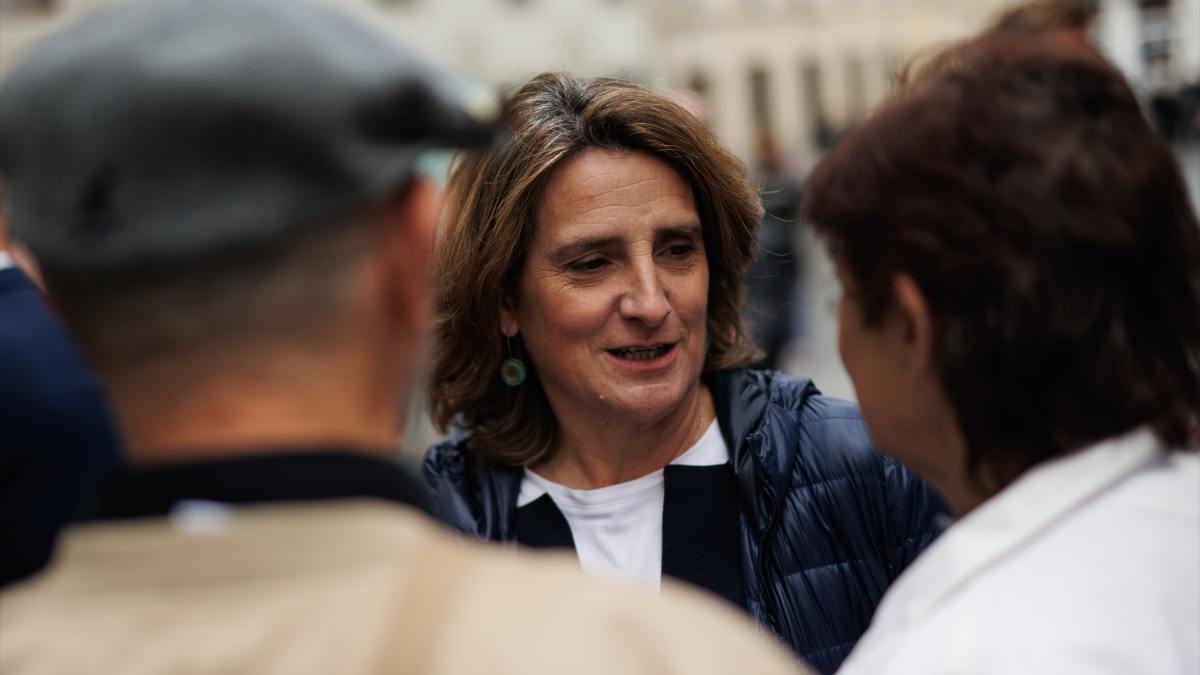 La vicepresidenta tercera, ministra para la Transición Ecológica y candidata del PSOE a las elecciones europeas, Teresa Ribera
