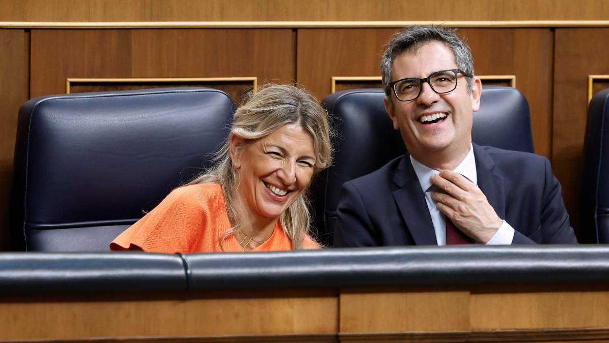 Yolanda Díaz y Félix Bolaños