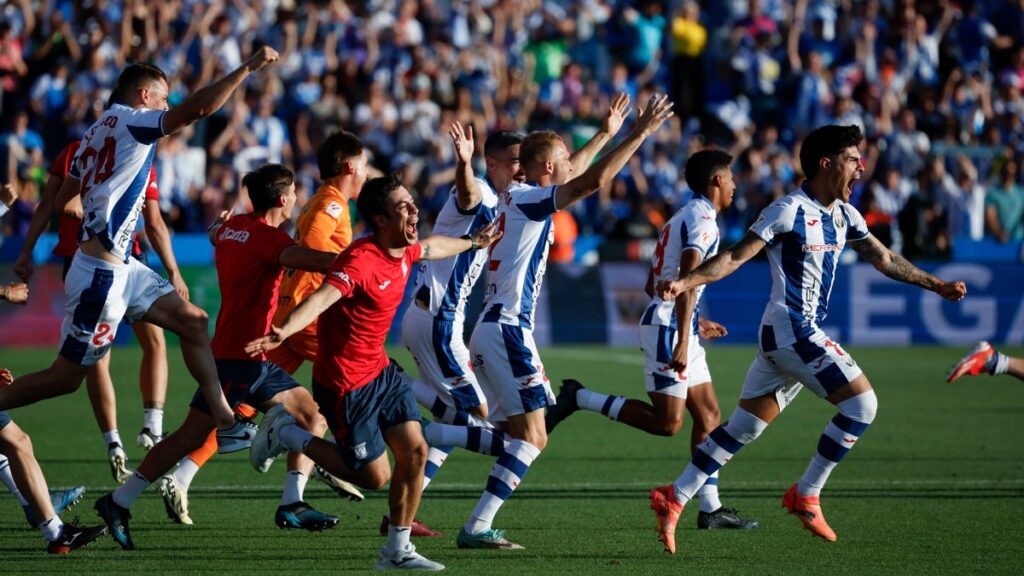 El Leganés asciende a Primera en la última jornada.