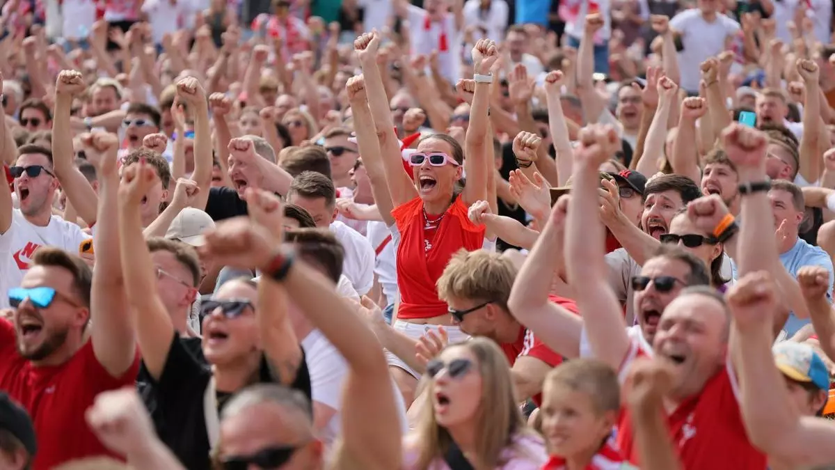Aficionados durante un partido de esta Eurocopa 2024 en Alemania.