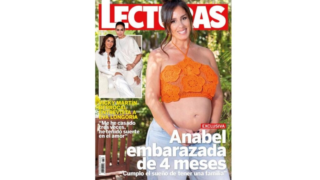 Anabel Pantoja, embarazada en la Portada de la revista Lecturas de hoy 5 de junio de 2024