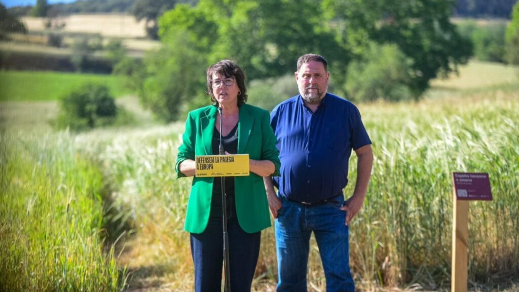 Diana Riba y Oriol Junqueras