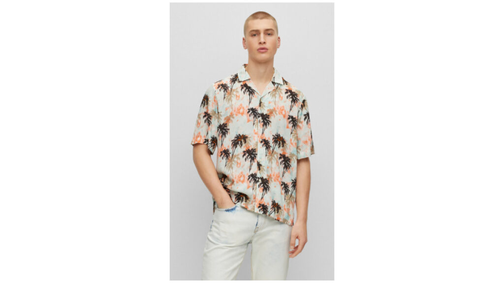 Camisa tropical de Hugo Boss