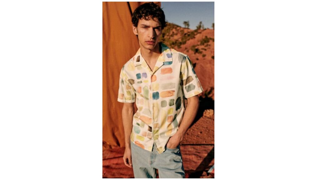 Camisa con estampado 'arty' de Sézane