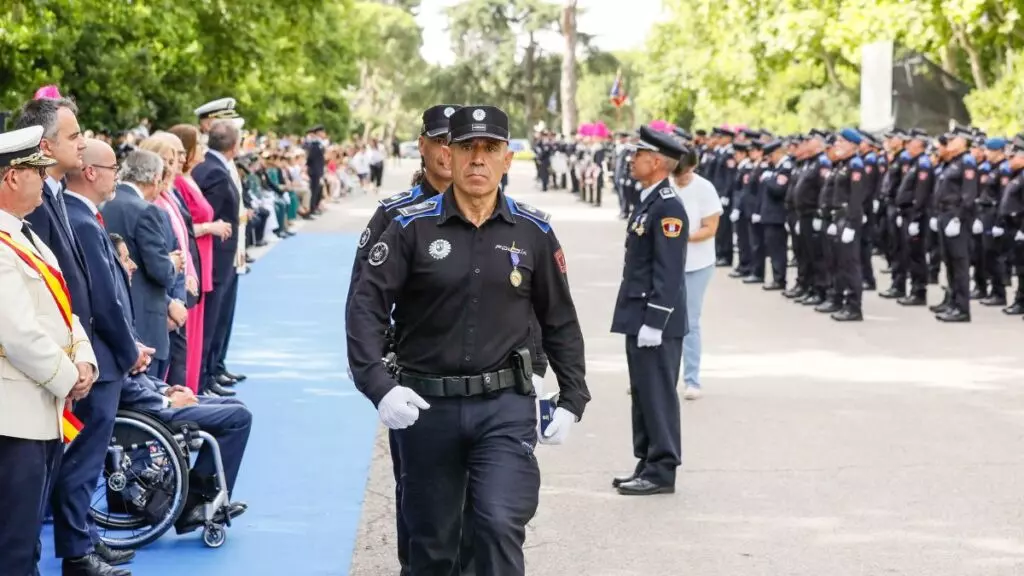 El acto de la Policía Municipal de Madrid.