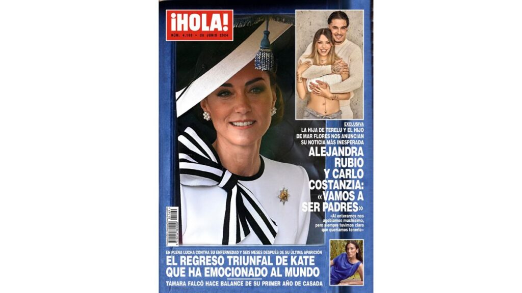 El embarazo de Alejandra Rubio en la portada de la revista ¡Hola!