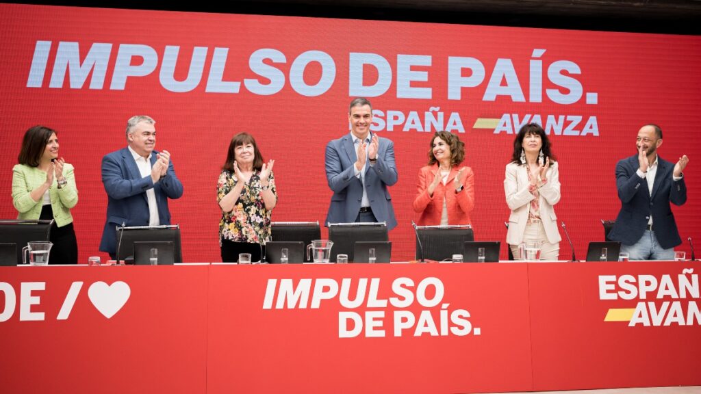 Reunión de la Ejecutiva Federal del PSOE el pasado mayo.