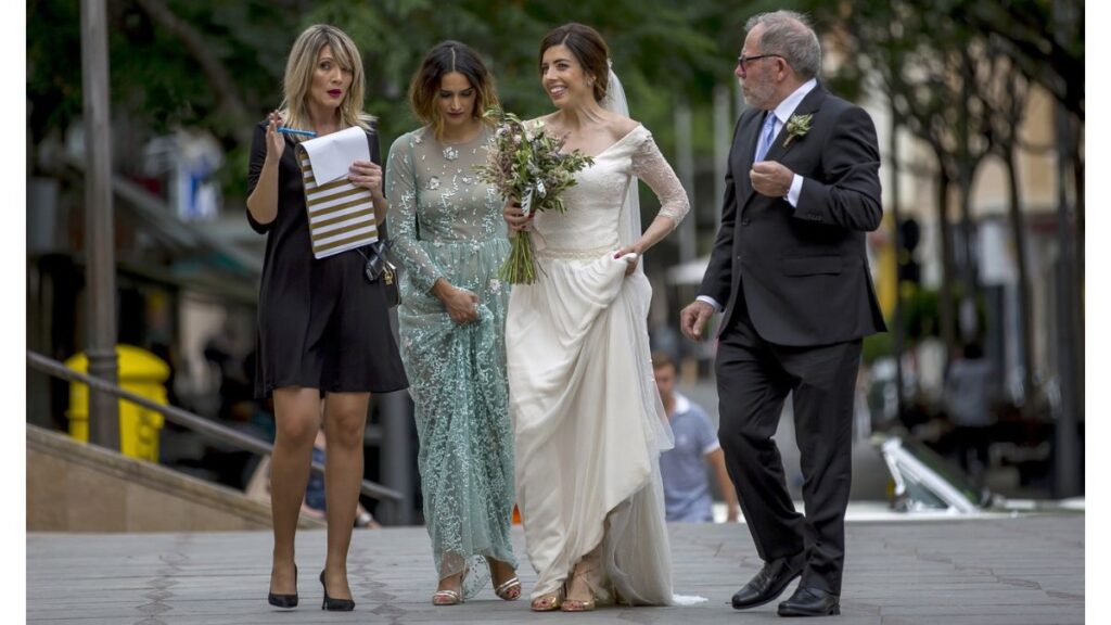Foto de la Lidia Bedman, vestida de novia el día de su boda con Santiago Abascal en 2018