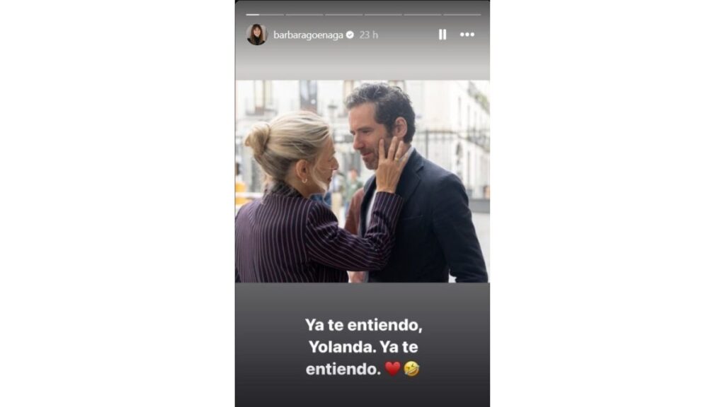 La reacción de Bárbara Goenaga, pareja de Borja Sémper a su foto con Yolanda Díaz 