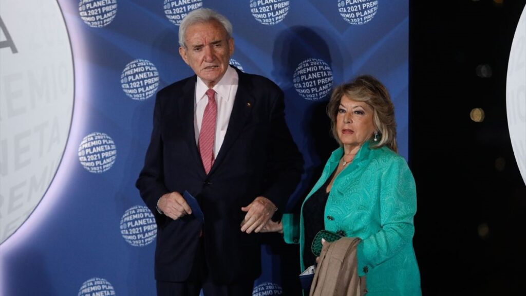 Luis del Olmo y su mujer Mercedes González