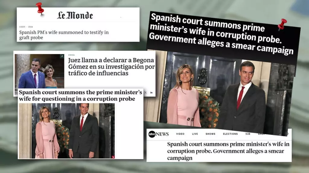 Las imputaciones en el núcleo de Moncloa traspasan fronteras y dañan la imagen de España