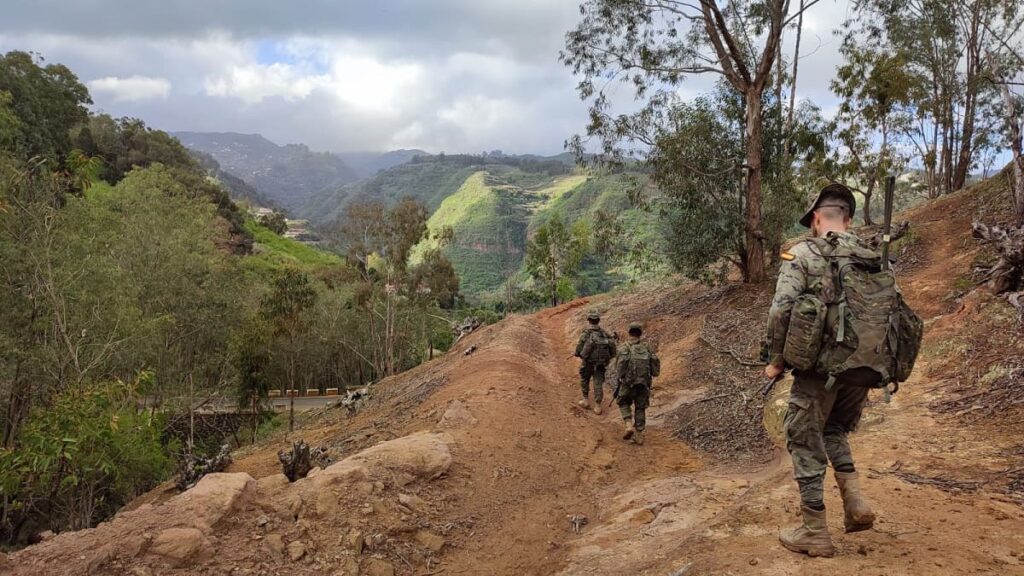 Nueva misión de disuasión del Ejército en las ocho islas de Canarias para "reaccionar ante cualquier incidente"