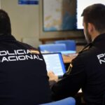 Dos agentes de la Policía Nacional en una fotografía de archivo.