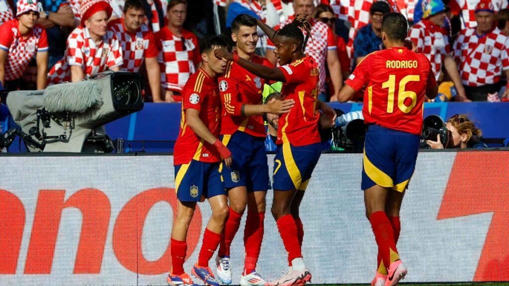 España arrasa a Croacia (3-0) y comienza con buen pie su andadura en la Eurocopa