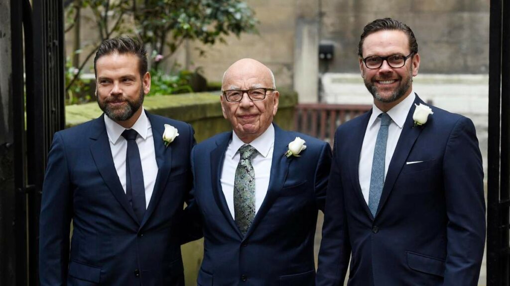 Rupert Murdoch, de 93 años, se casa por quinta vez