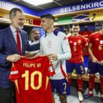 El rey Felipe VI apoya a la Selección de España en la Eurocopa 2024