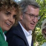 Dolors Montserrat, Alberto Núñez Feijóo y Ursula Von der Leyen