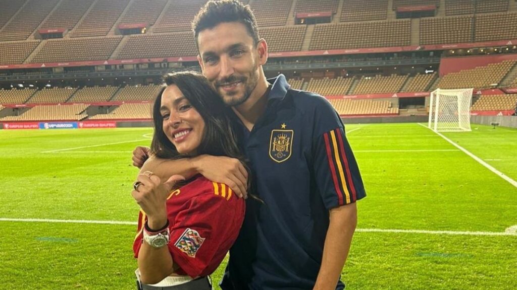 Las parejas de los jugadores de la selección: Jesús Navas y Alejandra Moral