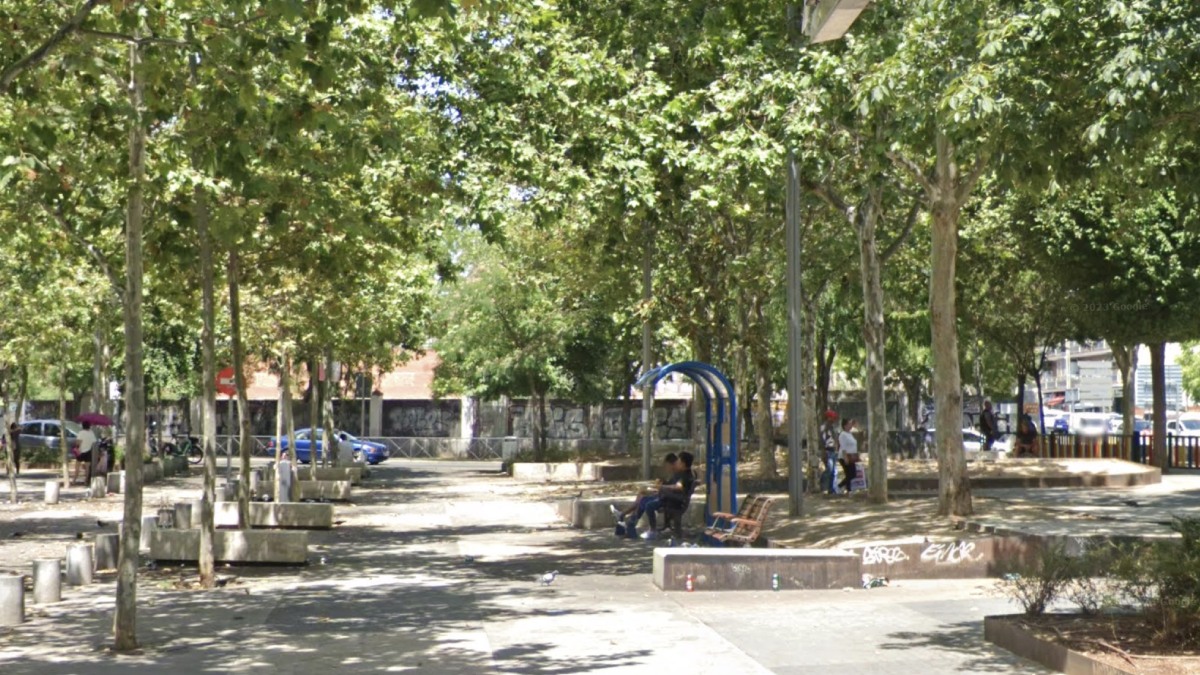 El parque de Carabanchel donde tuvo que acudir la Policía