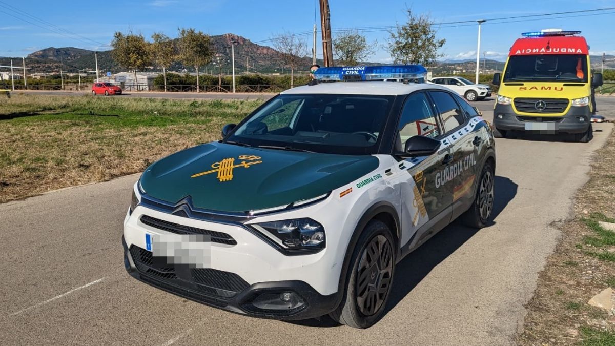 Vehículo de la Guardia Civil.