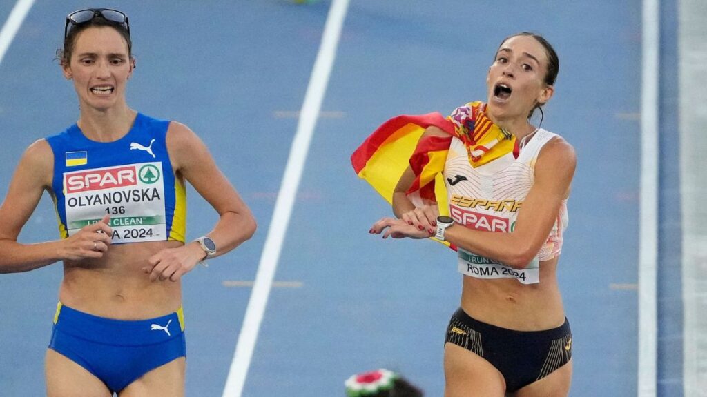 De la euforia al desazón en segundos: Laura García-Caro deja escapar el bronce continental en la línea de meta