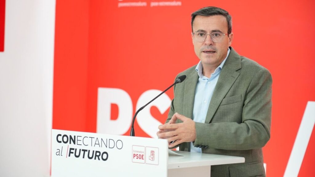 El líder del PSOE extremeño culpa a la amnistía de la derrota en Europa: "Ni a Extremadura ni a mí nos gusta"