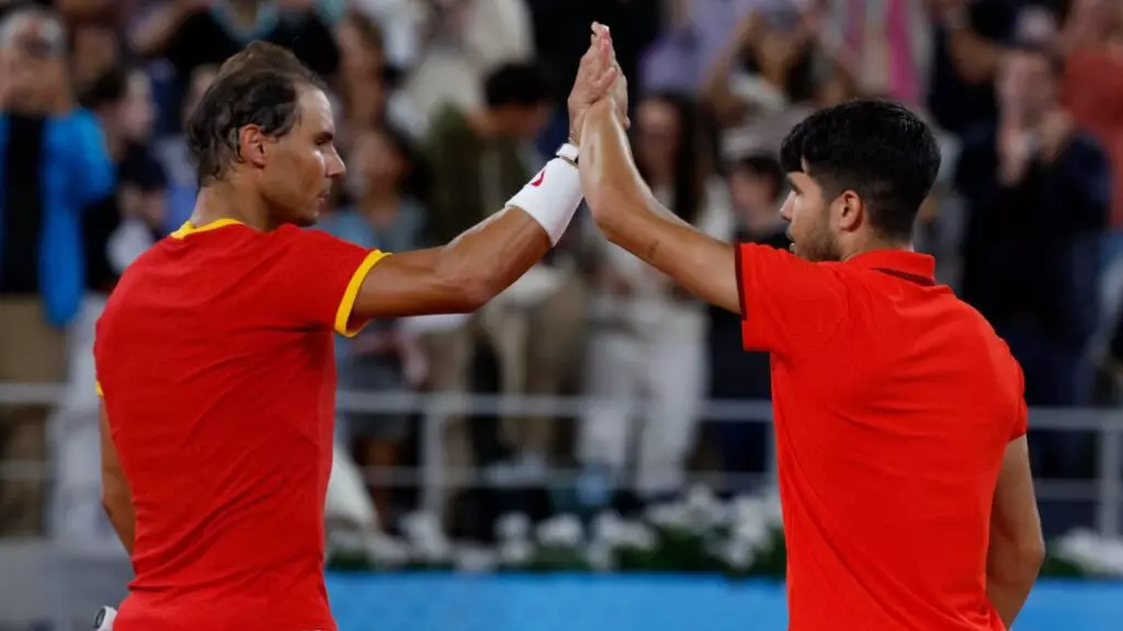 La pareja 'Nadalcaraz' gana su primer partido y hace soñar a España con una medalla en tenis