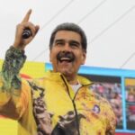 Nicolás Maduro durante un acto de campaña.