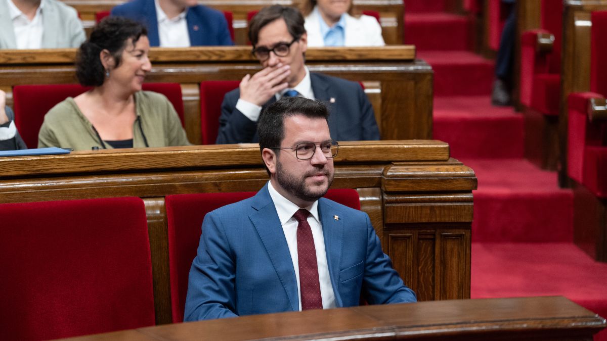 El presidente de la Generalitat, Pere Aragonès