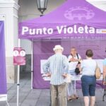 Imagen de archivo de un Punto Violeta.