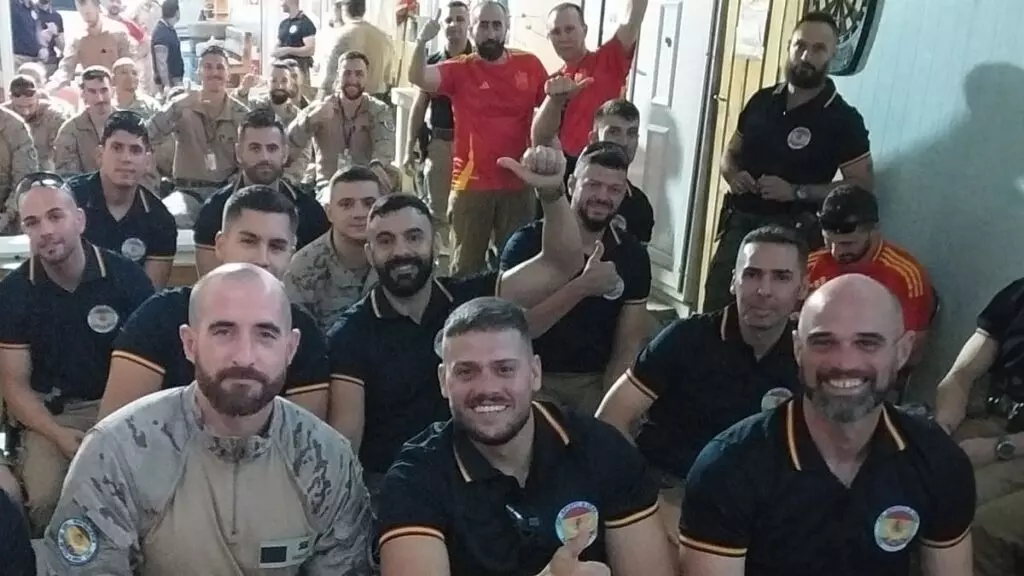 La final de la Eurocopa llega hasta las misiones militares españolas: 