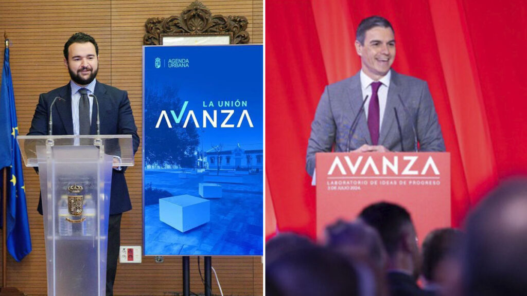 Pedro Sánchez plagia a un ayuntamiento murciano el nombre y el logo de su fundación para controlar a los medios