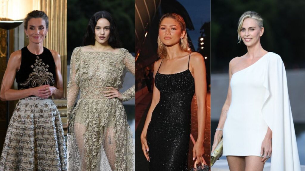 Del vestido de la reina Letizia de Dior a los looks de Rosalía, Zendaya y más en las galas previas a los Juegos Olímpicos de París 2024