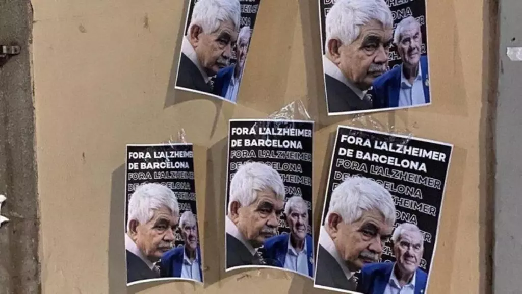 La cúpula de comunicación de ERC ocultó que los carteles sobre al alzhéimer de Maragall salieron del partido