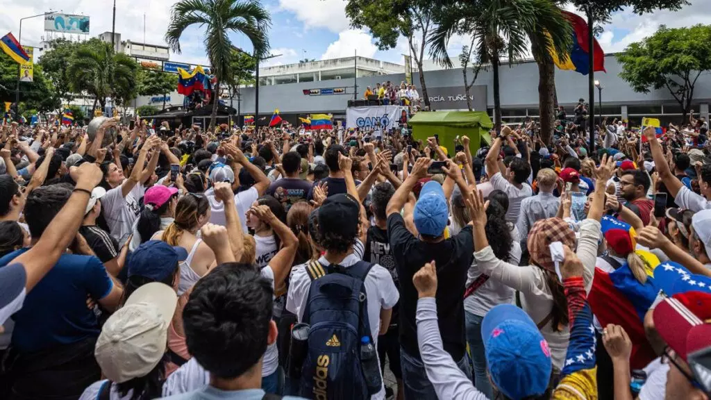 Un venezolano forzado a huir de su país: 