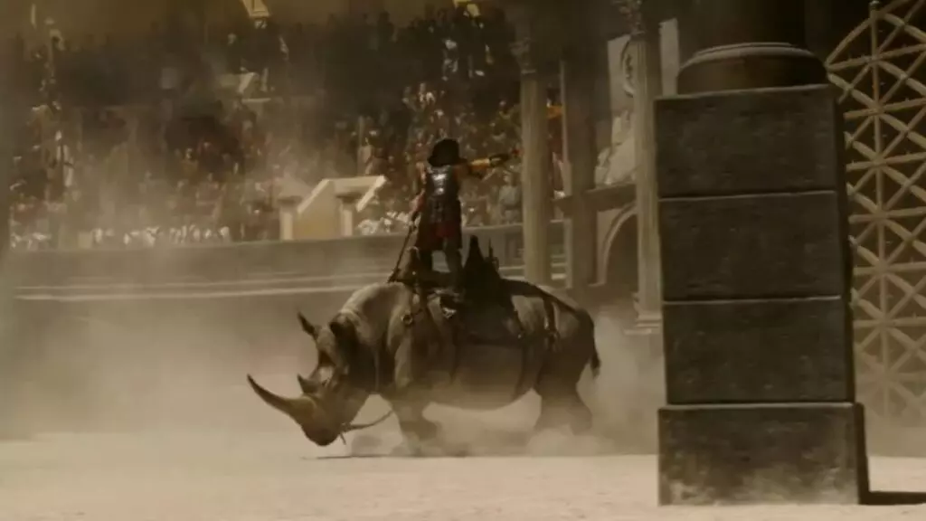 ¿Rinocerontes en el coliseo de Roma? ¿Exagera el trailer de ‘Gladiator 2’ o se queda corto?