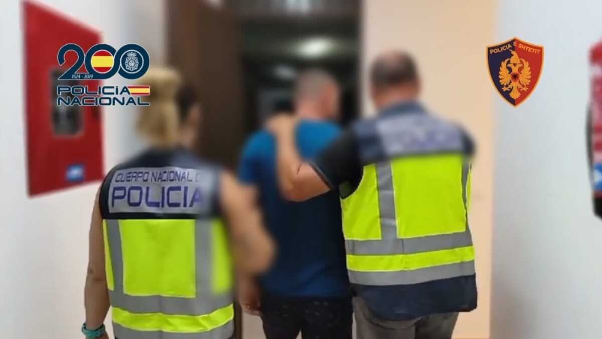 El sicario albanés detenido por la Policía Nacional en Ibiza