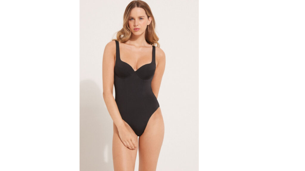 Bañador negro balconette de Tezenis