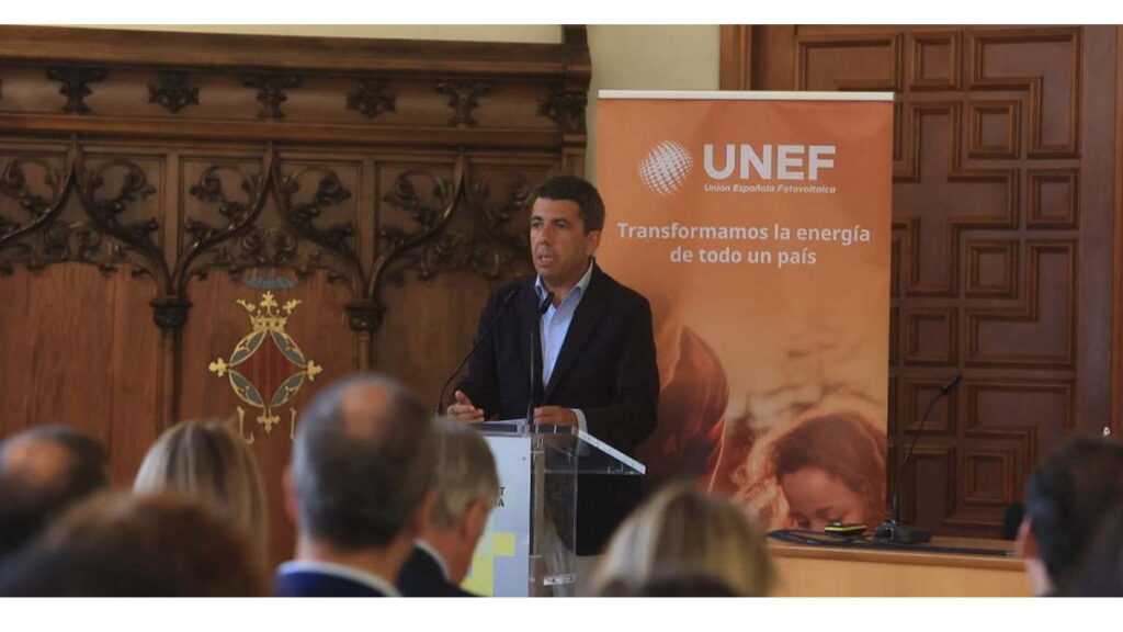 Carlos Mazón: “La Comunidad Valenciana quiere liderar la transición energética con la fotovoltaica como protagonista”