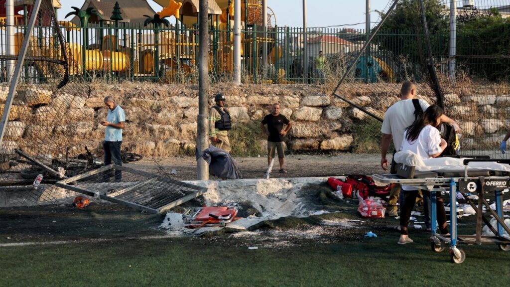 Doce israelíes muertos y una docena de heridos en el ataque en los Altos del Golán