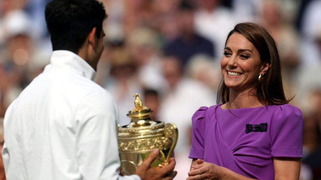 La indiscreta pregunta de Kate Middleton a Alcaraz tras la final de Wimbledon y la inesperada respuesta del tenista