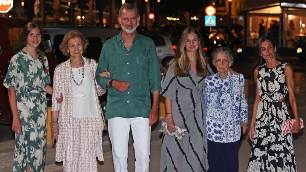 La familia real en Mallorca