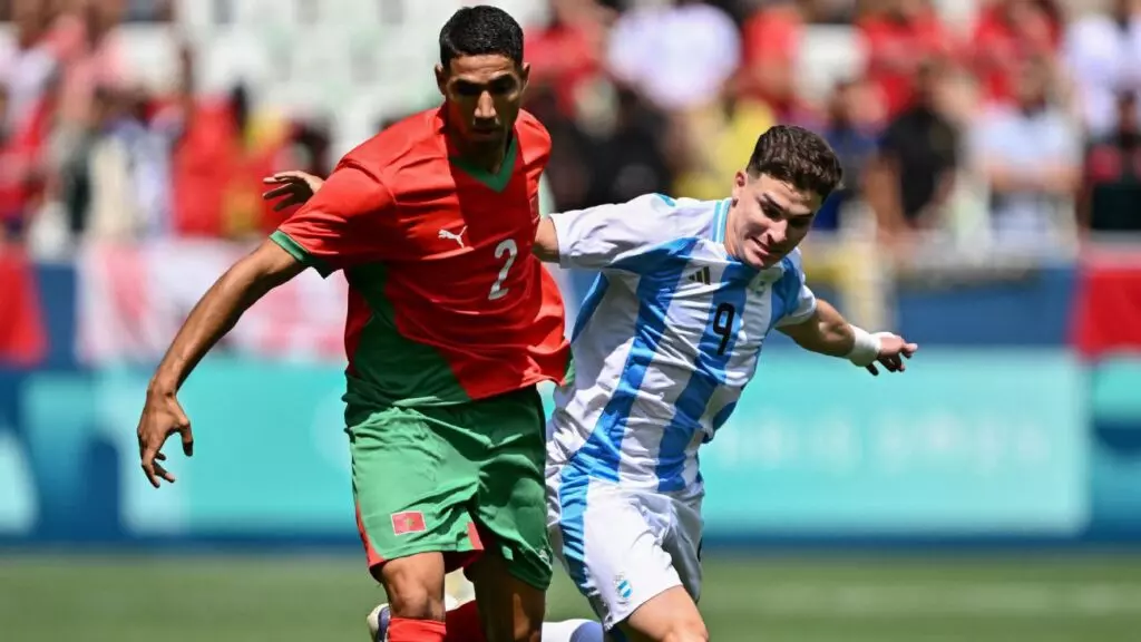 Argentina y Marruecos, protagonistas del partido de fútbol más insólito de la historia de unos Juegos Olímpicos