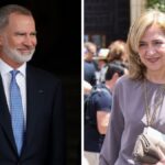 El rey Felipe y la infanta Cristina