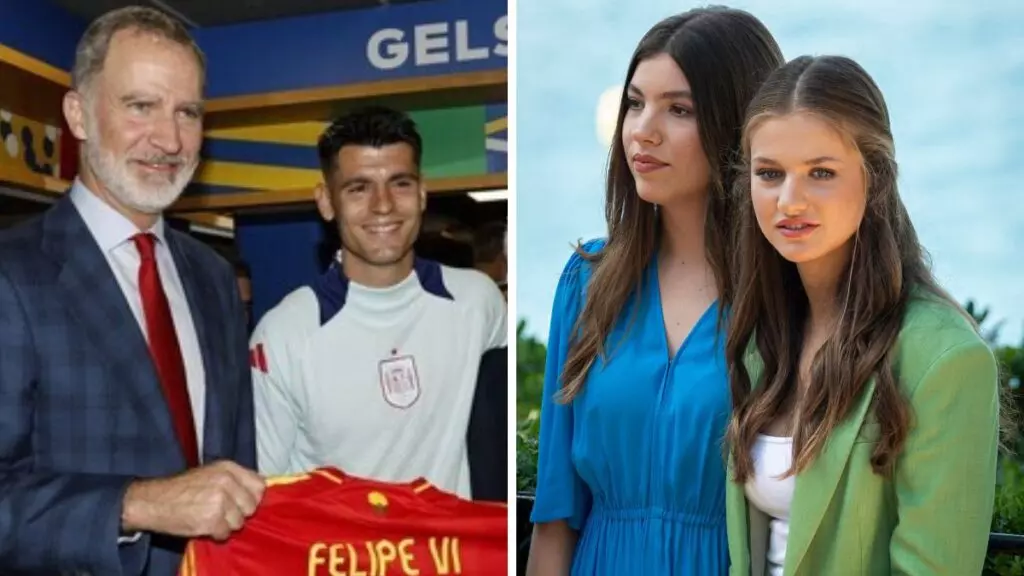 La llamada del rey Felipe a Morata tras la victoria de la Selección y su presencia en la final de la Eurocopa, ¿con Leonor y Sofía?