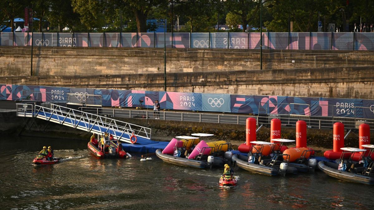 Las aguas del río Sena no pasan los controles y se aplaza el triatlón de los Juegos Olímpicos