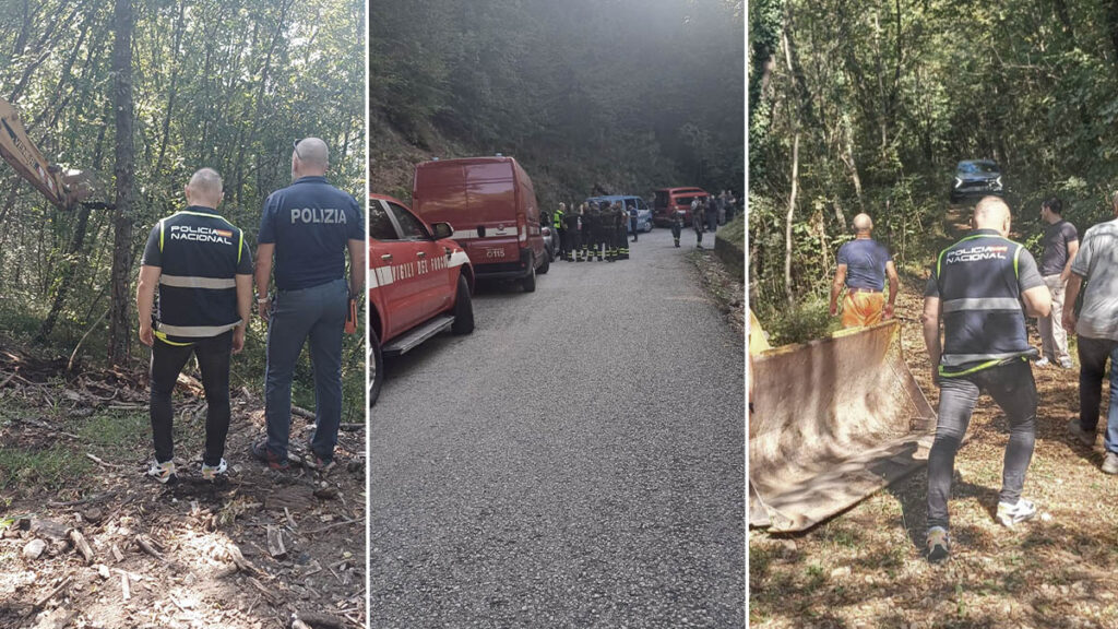 La Policía busca el cuerpo de Ana María Henao en una zona rural en Vicenza (Italia).